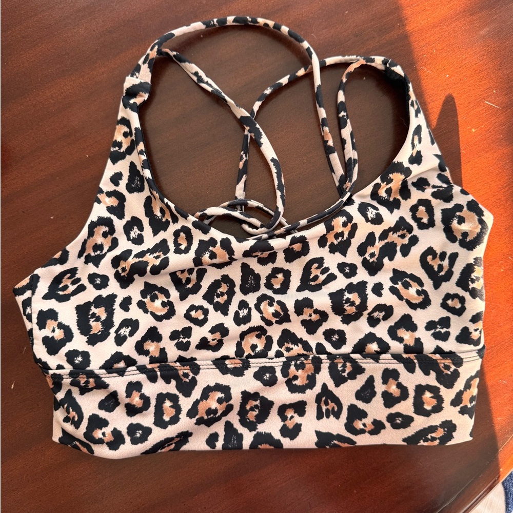 Onzie Leopard Print Sports Bra
